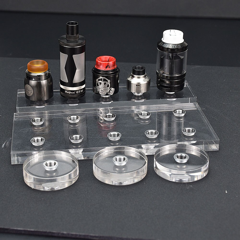 Wolf Coolvape E-Cigarette atomizer Accessories Base Acrylic Stand Holder for Vaporizer Tank Vape Users DIY RTA RDA RDTA Stander - Image 2
