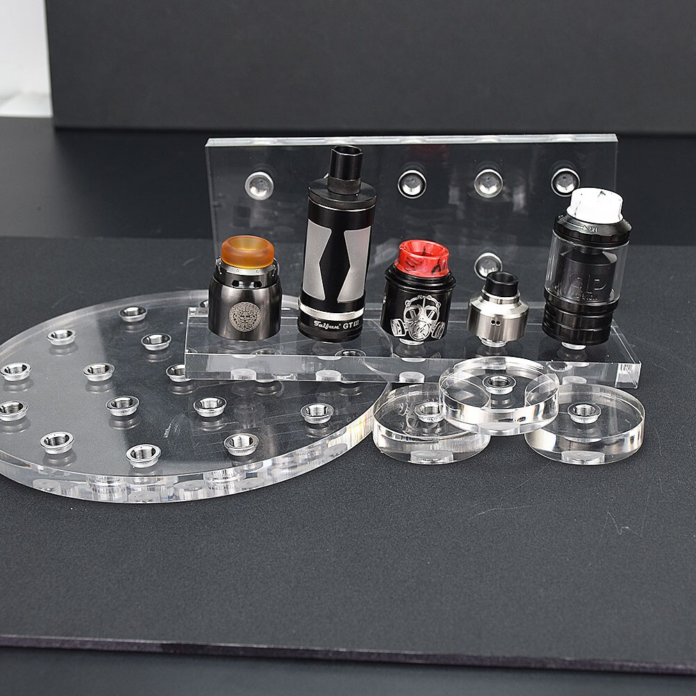 Wolf Coolvape E-Cigarette atomizer Accessories Base Acrylic Stand Holder for Vaporizer Tank Vape Users DIY RTA RDA RDTA Stander - Image 3