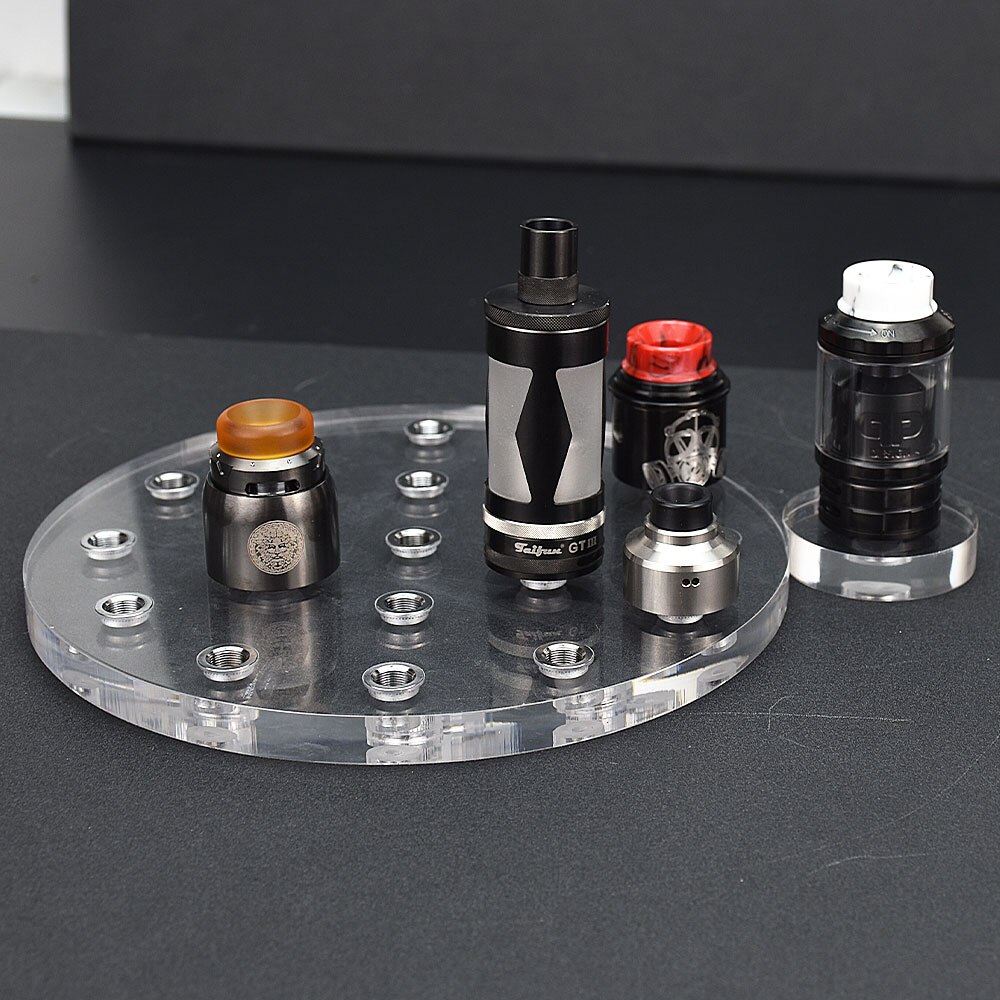 Wolf Coolvape E-Cigarette atomizer Accessories Base Acrylic Stand Holder for Vaporizer Tank Vape Users DIY RTA RDA RDTA Stander - Image 4