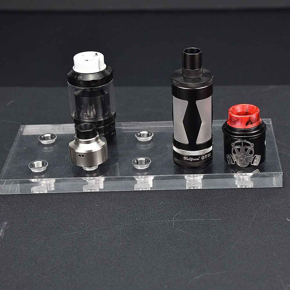Wolf Coolvape E-Cigarette atomizer Accessories Base Acrylic Stand Holder for Vaporizer Tank Vape Users DIY RTA RDA RDTA Stander - Image 5