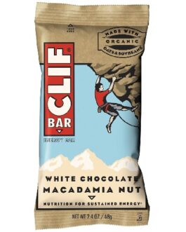 Clif Bar Org White Choc Macadamia Clif Bar Bar (12×2.4 Oz)