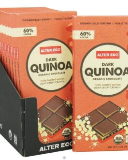 Alter Eco Chocolate Dark Quinoa (12×2.82OZ )