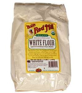 Bob’s Organic Unbleached White Flour ( 4x5lb)